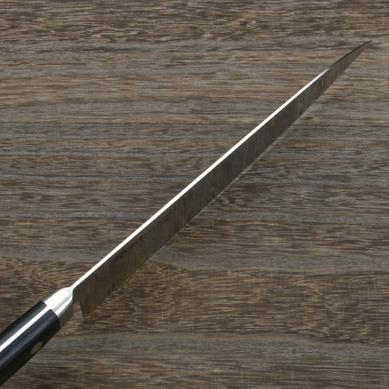 ミソノ 牛刀 両刃 210mm ステンレス モリブデン鋼 共口金付き 黒合板