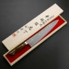 牛刀 両刃 270mm 粉末ハイスR2 割込み ステンレス ダマスカス模様 口金付き アイアンウッド柄