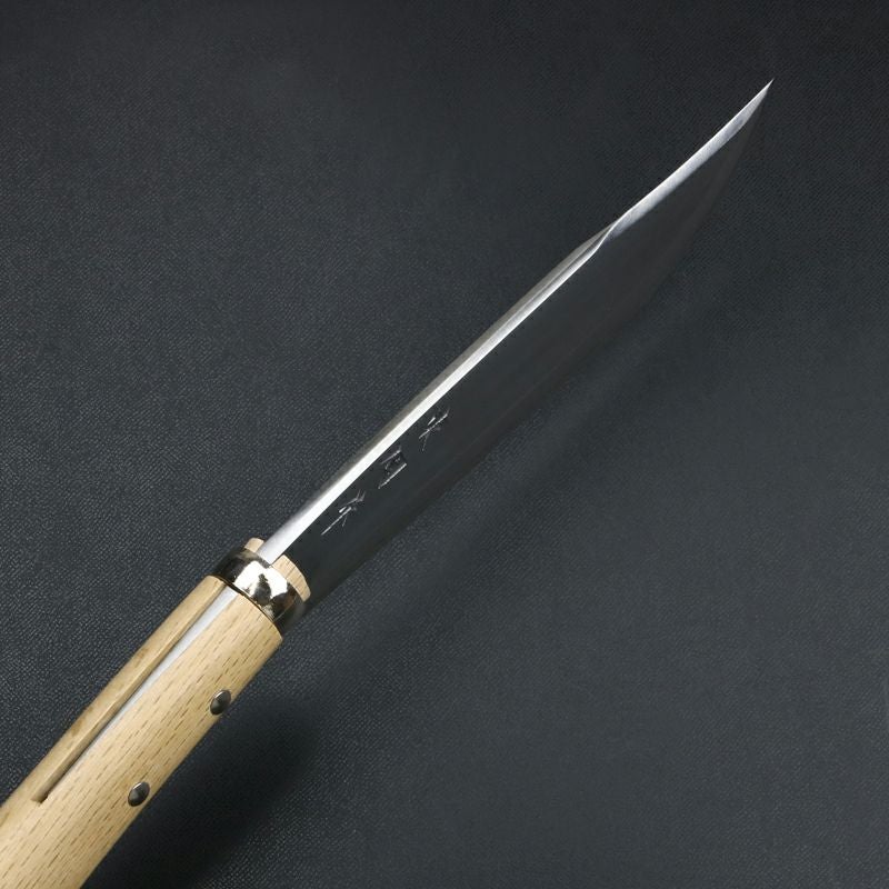 東周作 山師用磨き剣鉈 青紙鋼 両刃7寸 土佐火造り鉈