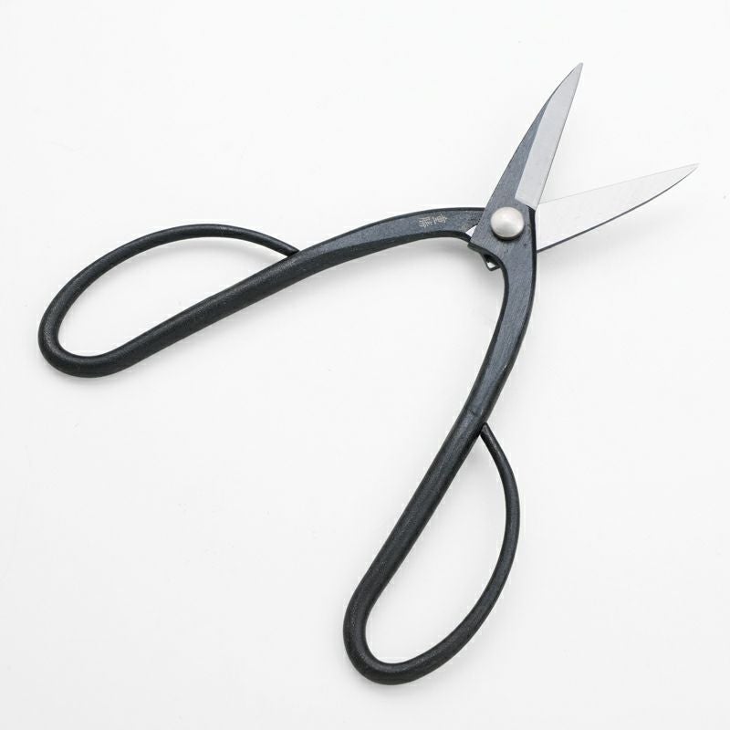 重勝 足長盆栽鋏 200mm 青紙鋼 日本製