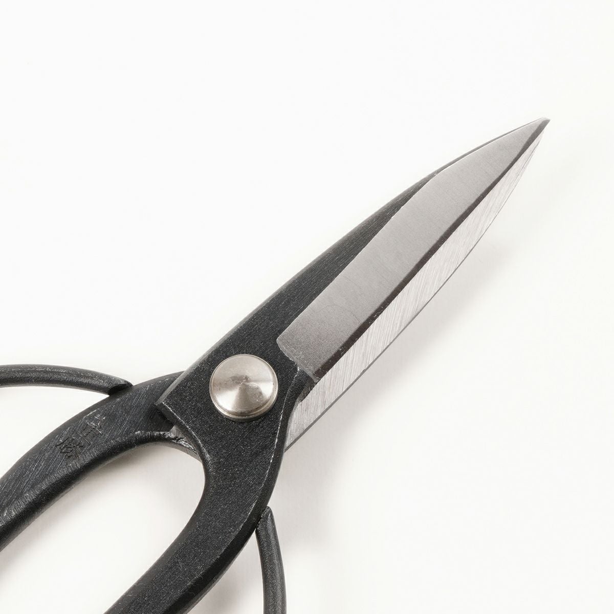 重勝 大久保鋏 長刃 200mm 青紙鋼 一般家庭向け 刃