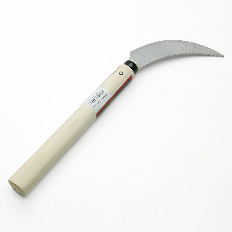 稲荷馬 草取鋸鎌 ビニールサック付き 手打ち品 裏