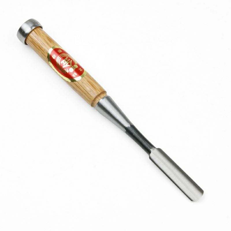 本職用 高級 裏丸追入鑿 15mm 白紙鋼 ほんまもんオリジナル 表