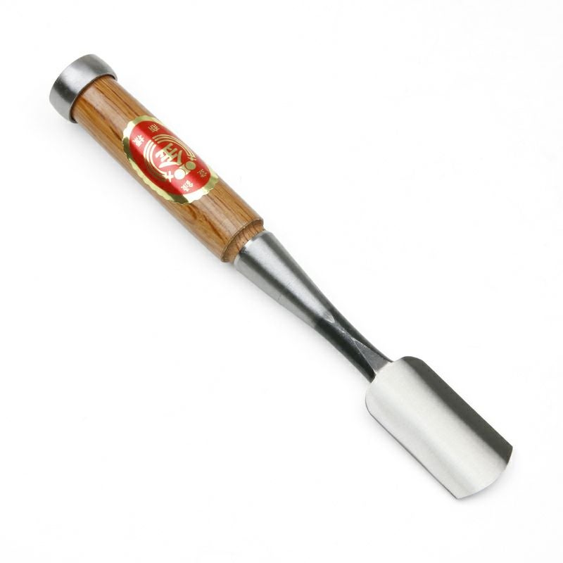 本職用 高級 裏丸追入鑿 30mm 白紙鋼 ほんまもんオリジナル 表