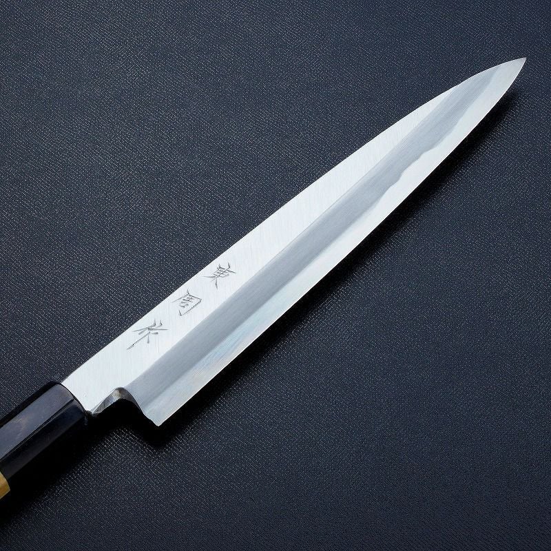 東周作 柳刃包丁 210mm 青紙2号鋼