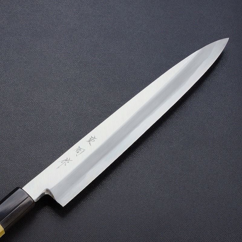 東周作 柳刃包丁 240mm 青紙2号鋼