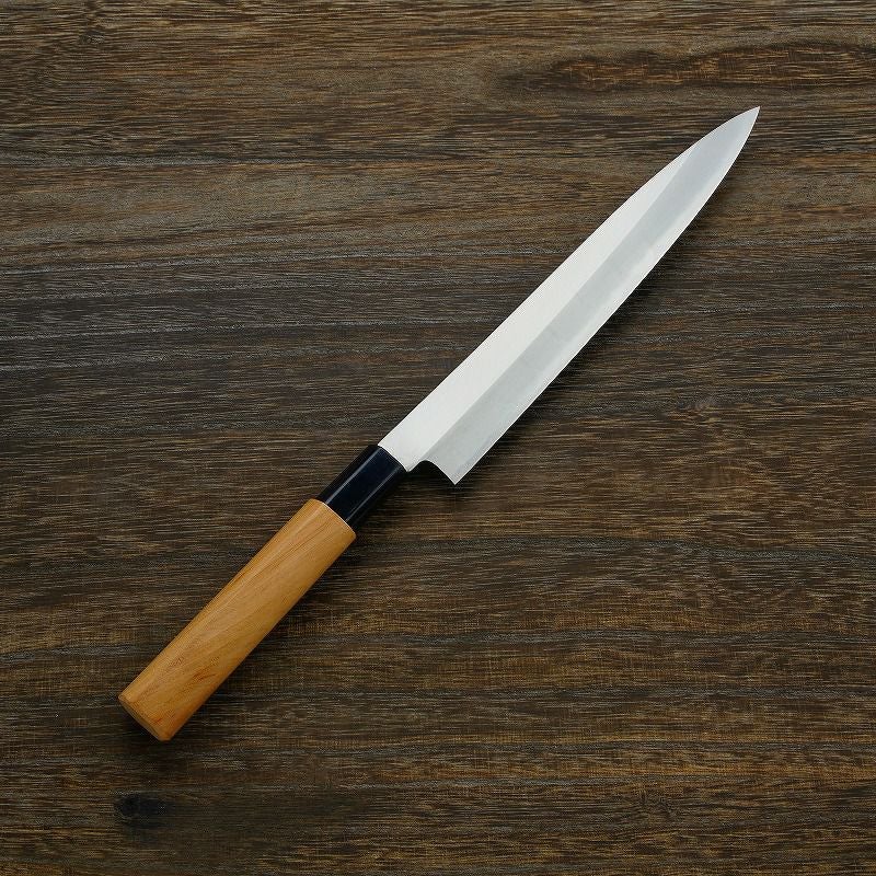 柳刃包丁 片刃 210mm 青紙2号 桜柄 一般家庭向け | 厳選 刃物 道具の