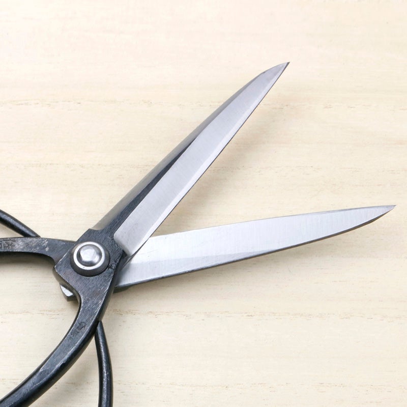 佐保 伊吹刈鋏 4寸刃 青紙鋼 カシメ止め 総手造り鍛造品 刃先開き