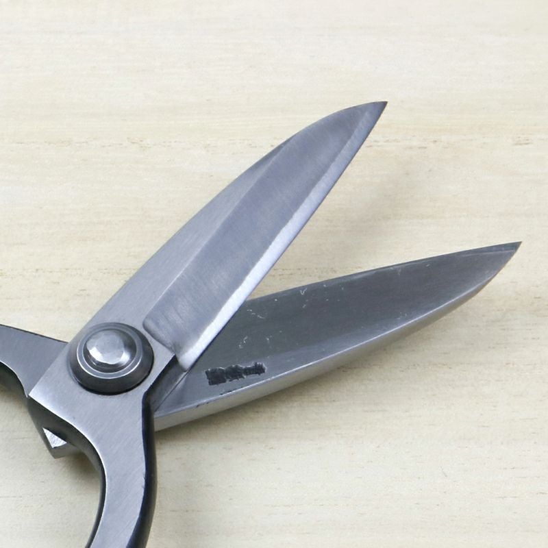 佐保 植木屋鋏 津島型 3寸刃 青紙鋼 カシメ止め 総手造り鍛造品 刃開き