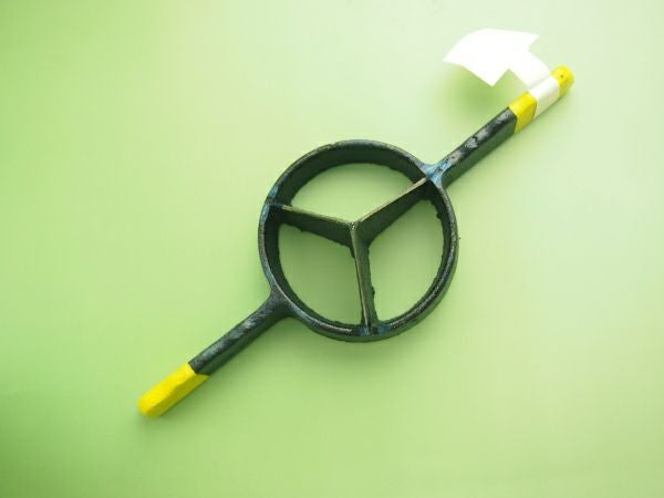 竹割り 3つ割 鋳物 山林道具 竹割器 竹割り器 両手手動 菊割 | 厳選