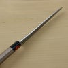 誠貴作 春風 和ペティナイフ 両刃 150mm 粉末ハイスR2 割込み ステンレス ダマスカス模様  ウォルナット柄 木箱入り