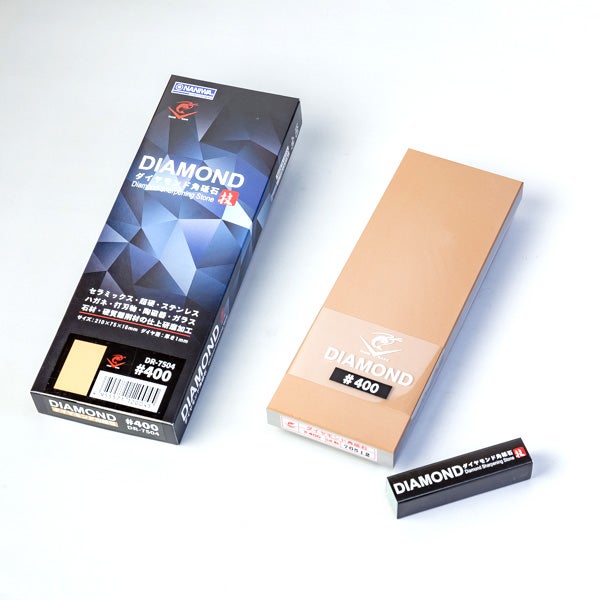 ナニワ エビ印 ダイヤモンド角砥石 #400 荒砥石 DR-7504 全体