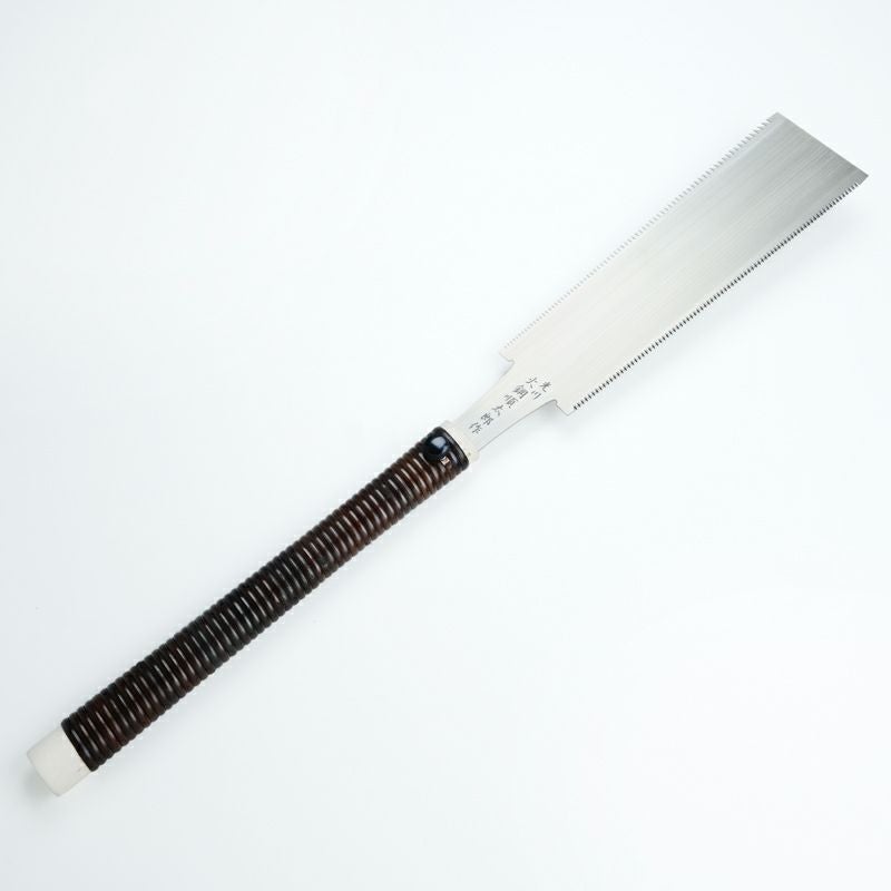 あかがね順太郎作 替刃式 両刃鋸 本体 225mm 八寸目 大工道具 火鋼 光