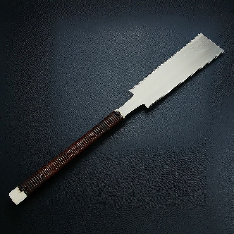 あかがね順太郎作 替刃式 両刃鋸 本体 240mm 九寸目 大工道具 火鋼 光川順太郎