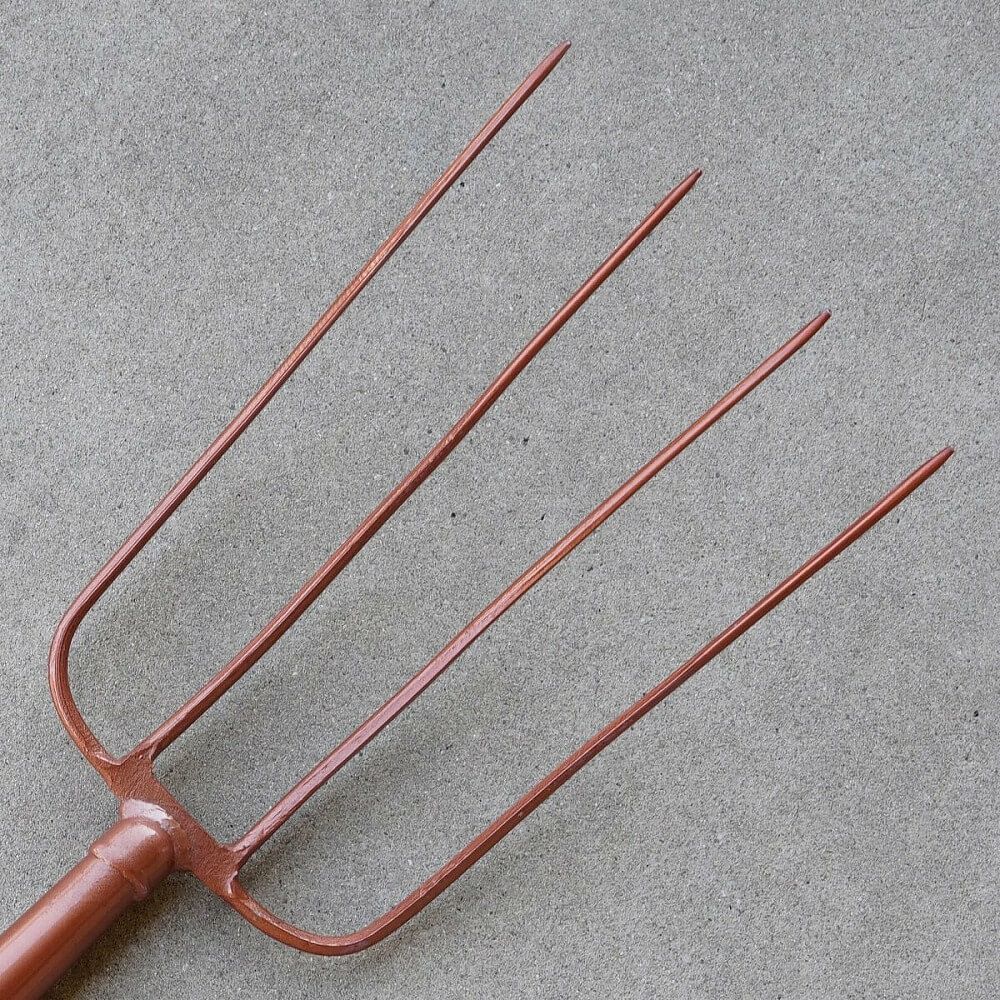 超軽量アルミ柄 楽だホーク 農作業 畜産用 4本爪 フォーク