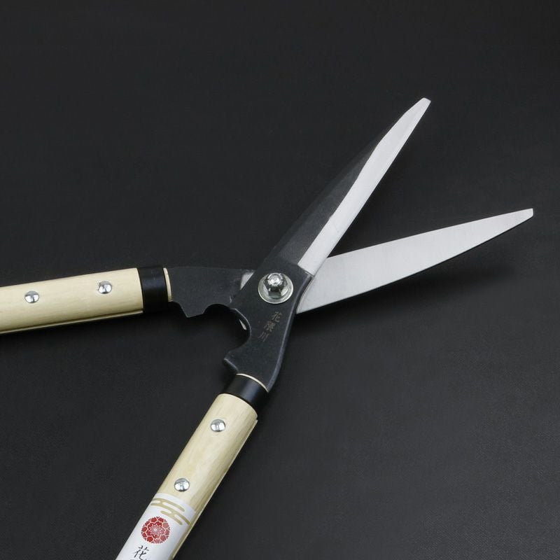 花隈川 刈込鋏 150mm 白紙鋼 鋼付 刃