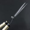 花隈川 刈込鋏 150mm 白紙鋼 鋼付 斜め