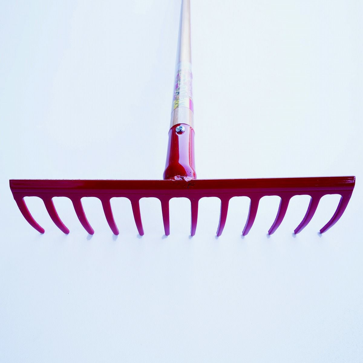 天盃 スチールレーキ 12本爪 木柄 日本製