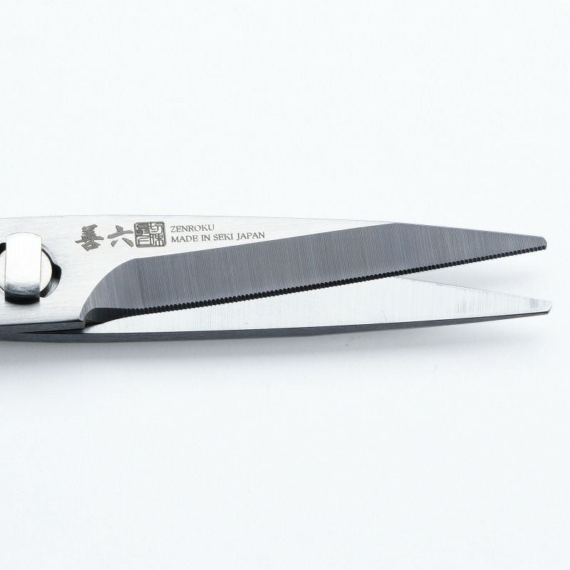 善六オールステンレス キッチンハサミ