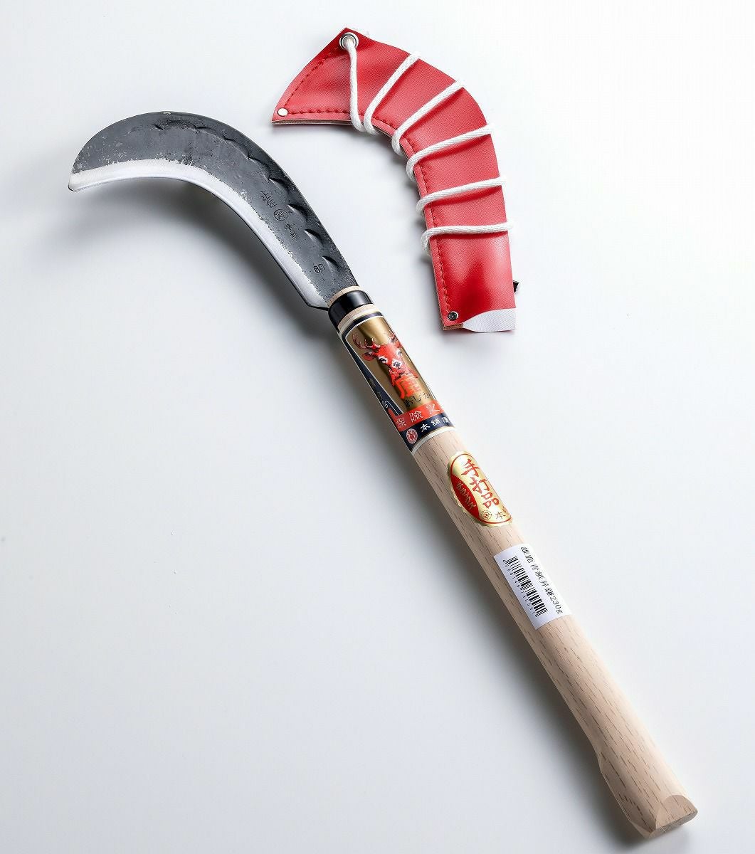 雄鹿青紙昇鎌両刃230g柄付ケース付