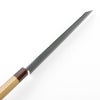 元兼 和牛刀 両刃 240mm 青紙1号 割込み 黒打ち仕上げ ケヤキ柄 鍛造品 土佐打ち刃物