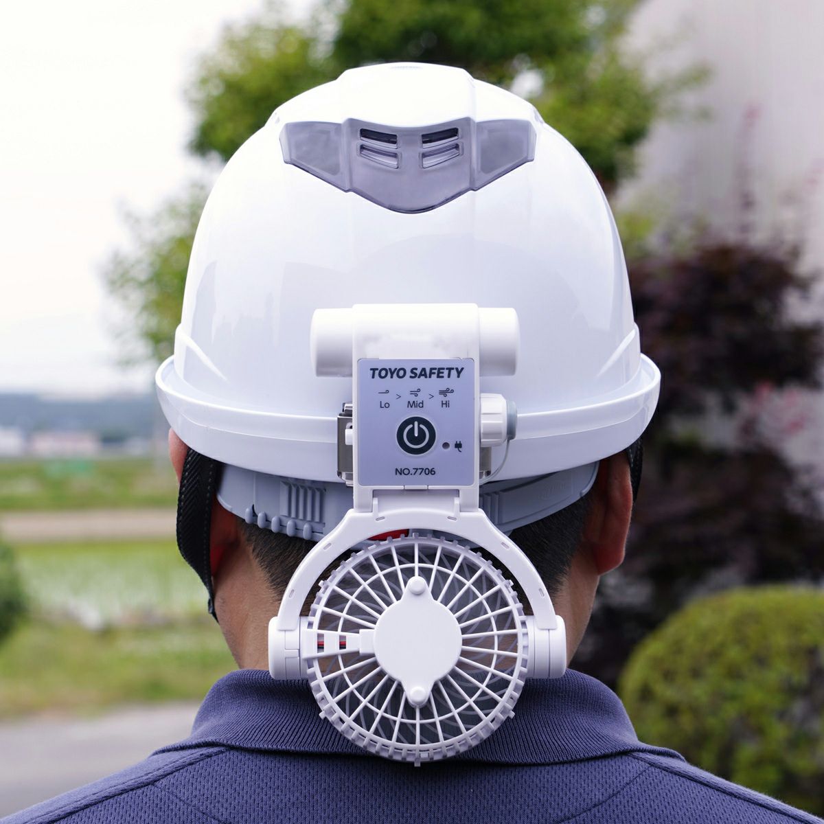 トーヨー ヘルメット取付式送風機 WindyIV | 厳選 刃物 道具の専門店