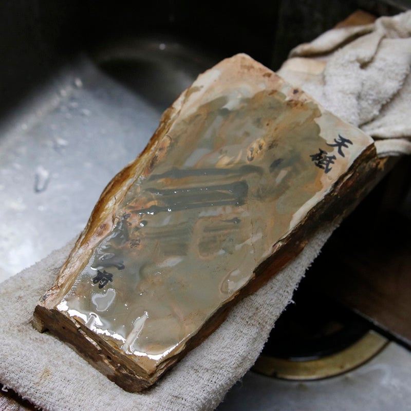 京都 天然砥石 天砥 戸前1 原石 仕上げ砥石 砥ぎ汁