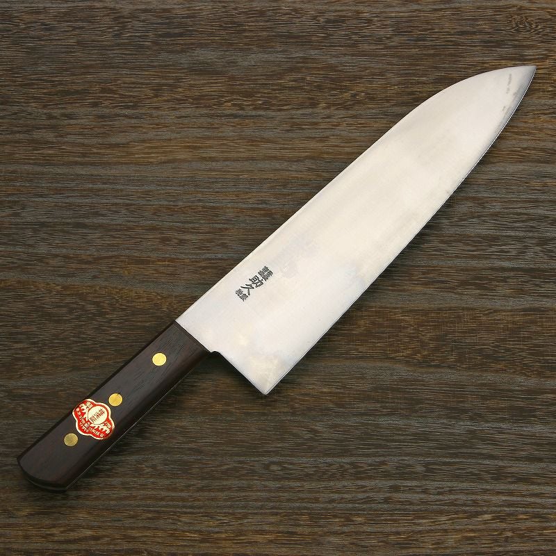 源 助久 牛刀 270mm 巾広 SK鋼 ローズ柄 | 厳選 刃物 道具の専門店