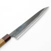 元兼 筋引き包丁 210mm 両刃 青紙1号 割込み 黒打ち仕上げ ケヤキ八角柄 土佐打ち刃物 極上品