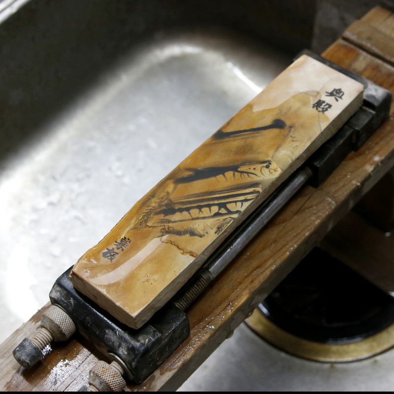 京都 天然砥石 奥殿 巣板4 仕上げ砥石 砥ぎ汁