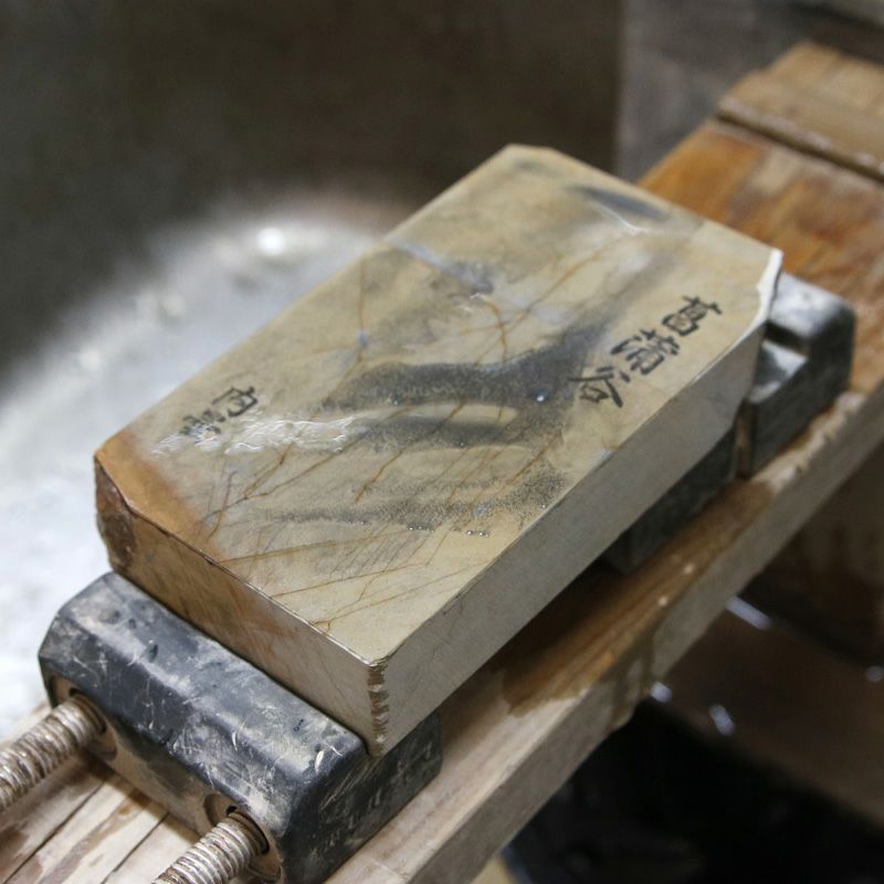 京都 天然砥石 菖蒲谷 内曇4 仕上げ砥石 砥ぎ汁