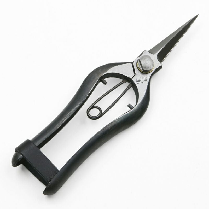 宗寛 摘果鋏 両刃 180mm 皮止め 手打ち鍛造品 全体