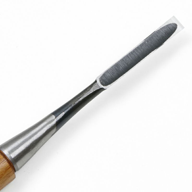 追入鑿 9mm 特殊刃物鋼 樫柄 一般向け上級品 切先裏