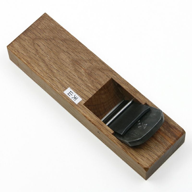 天山 小鉋 48mm 燕鋼 錬鉄 本赤樫7寸台 ヒナ型 二枚鉋 全体