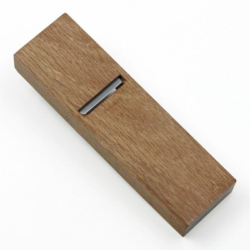 天山 小鉋 48mm 燕鋼 錬鉄 本赤樫7寸台 ヒナ型 二枚鉋 裏