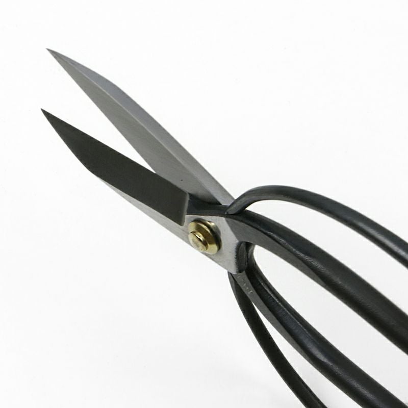 菊王 植木鋏 大久保型 200mm 刃長 カシメ止め 一般向け 斜め