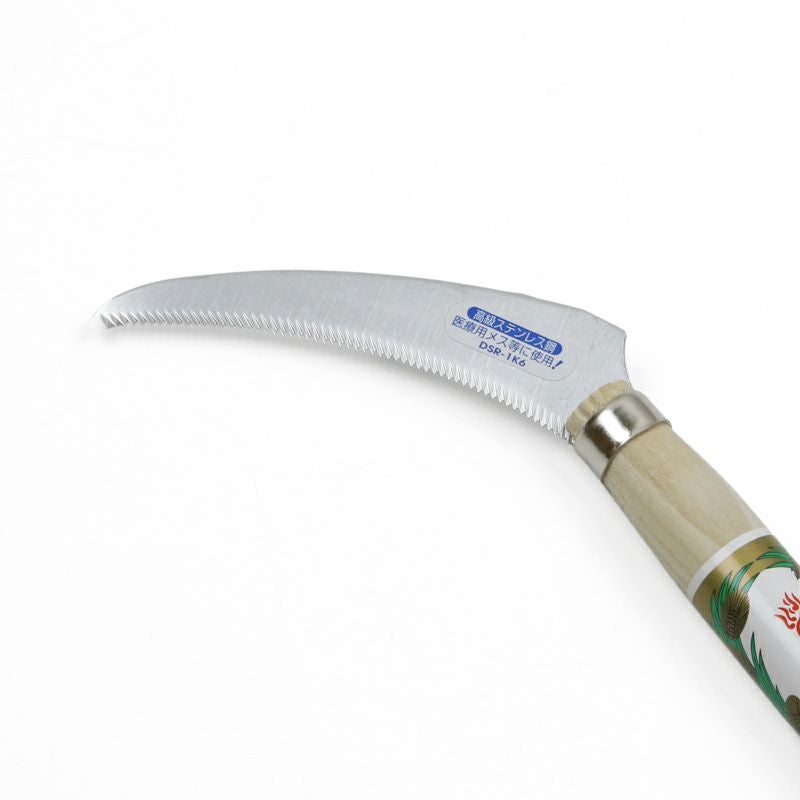 稲荷鹿 ヒエ取・草取鎌 ステンレス 木柄 1050mm 刃表