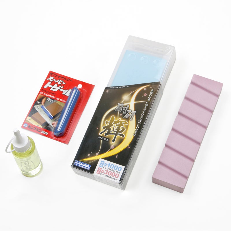 初めての包丁研ぎフルセット 全体