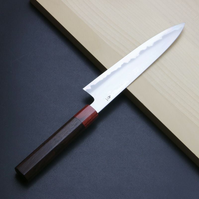 匠元兼 和牛刀 両刃 210mm 白紙1号 紫檀柄 裏