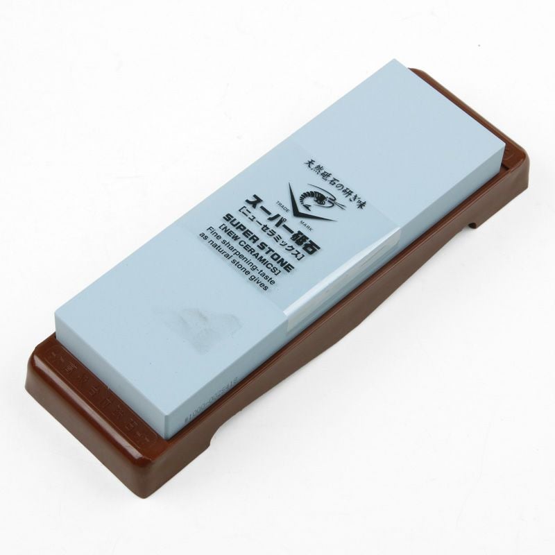 ナニワ スーパー砥石 中砥石 #1000 砥石台付き 厚み20mm IN-2210 全体