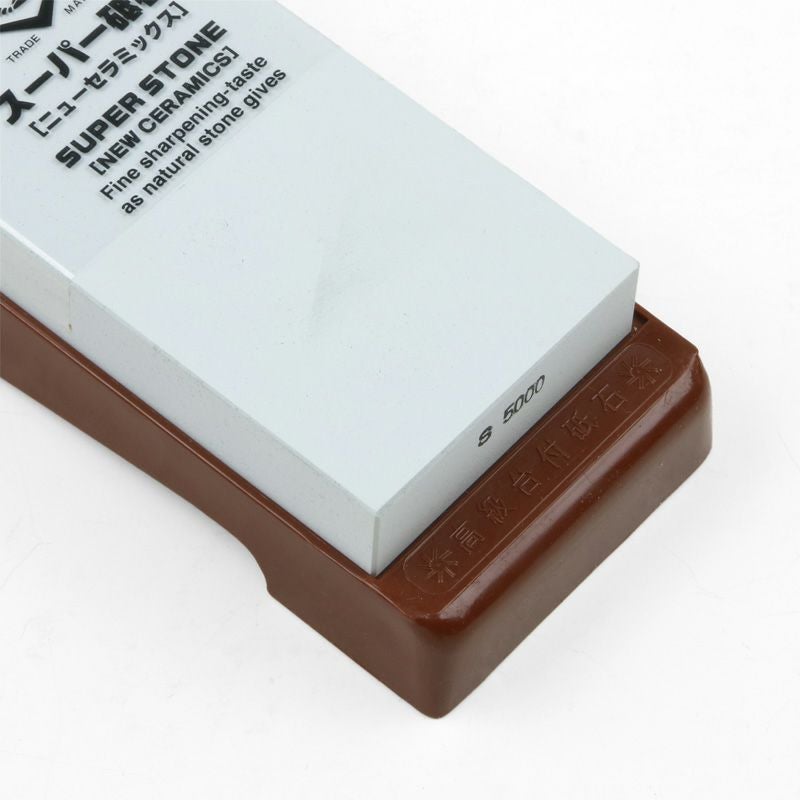 ナニワ スーパー砥石 超仕上砥石 #5000 砥石台付き 厚み20mm IN-2250 拡大