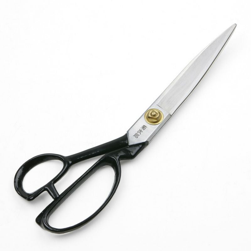 菊次郎 洋裁鋏 240mm 反り刃 白紙鋼 全体