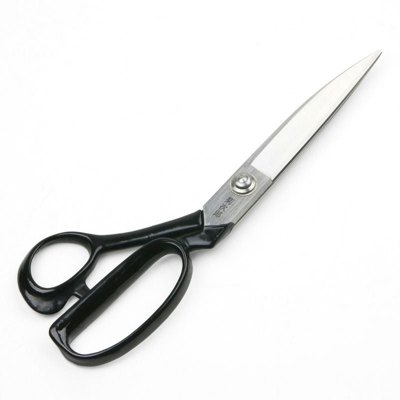 菊次郎 洋裁鋏 240mm 白紙鋼 左利き用(足左) 全体