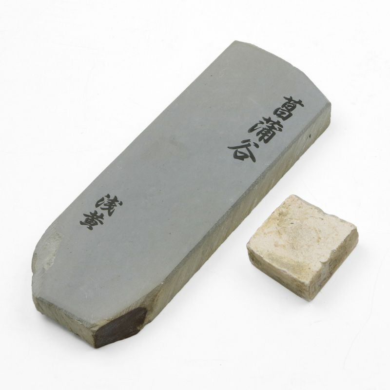 京都 天然砥石 菖蒲谷 浅黄1 仕上げ砥石 全体