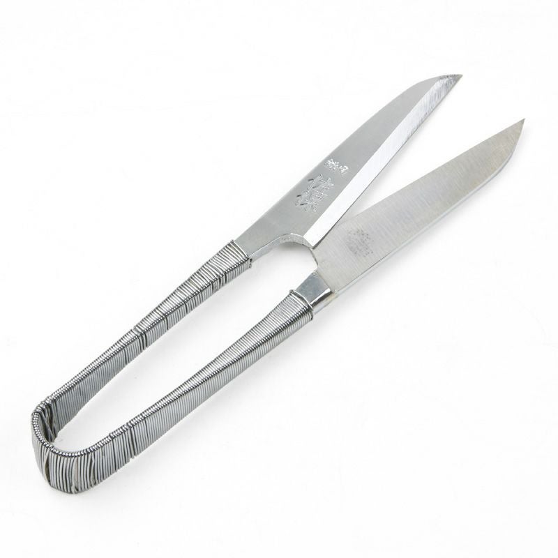 佐保 握り鋏 白紙鋼 120mm 長刃 規格外品 全体