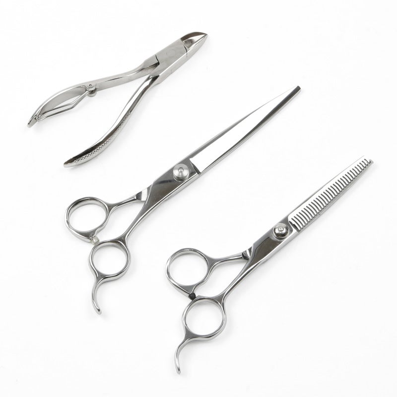 初めての理美容品セット 散髪鋏145mm スキ鋏150mm 爪切り ニッパー型