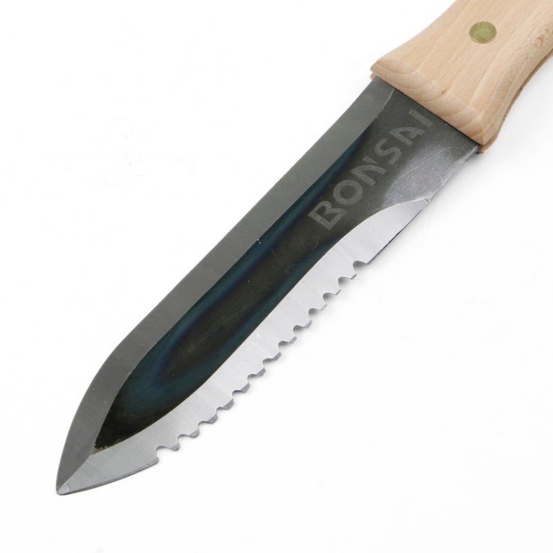 BONSAI+ 手打鍛造 山菜堀り 全鋼製 規格外品 刃先