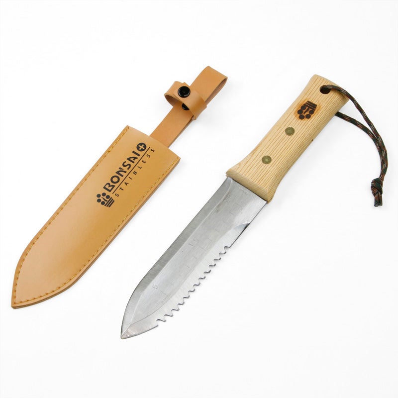 BONSAI+ 手打鍛造 山菜堀り ステンレス製 全体