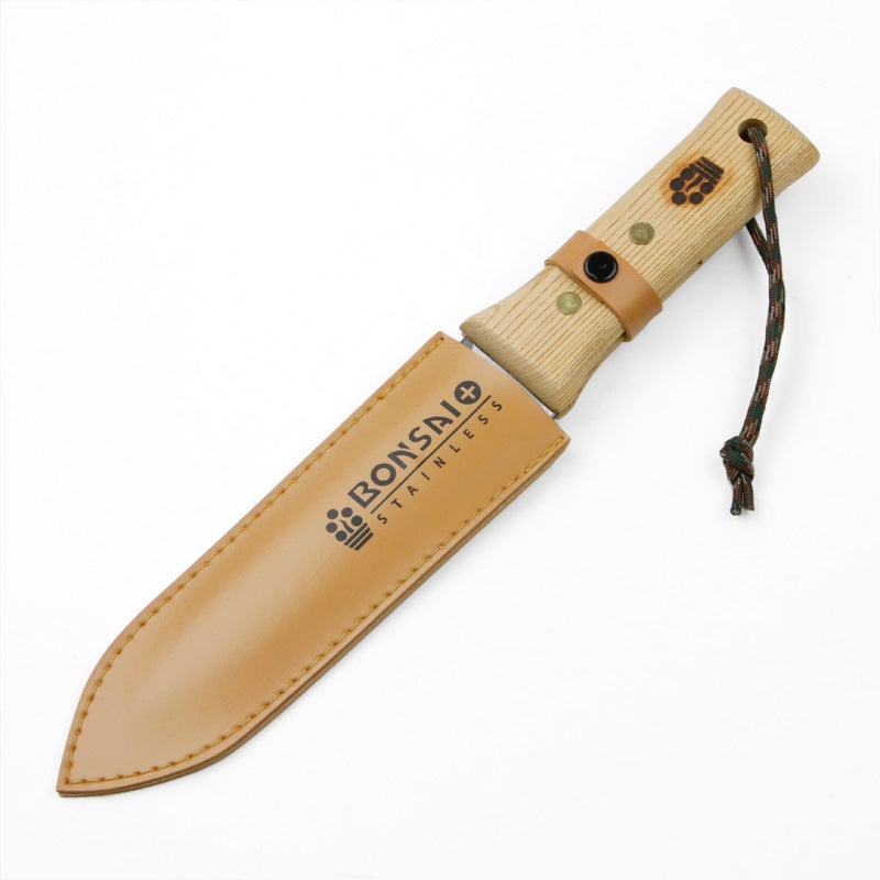 BONSAI+ 手打鍛造 山菜堀り ステンレス製 ケース付き