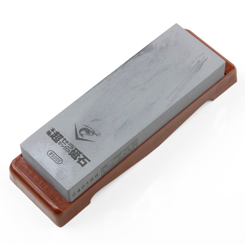 本職 超セラミックス砥石 #5000 超仕上砥石 台付き 規格外品 超仕上砥石